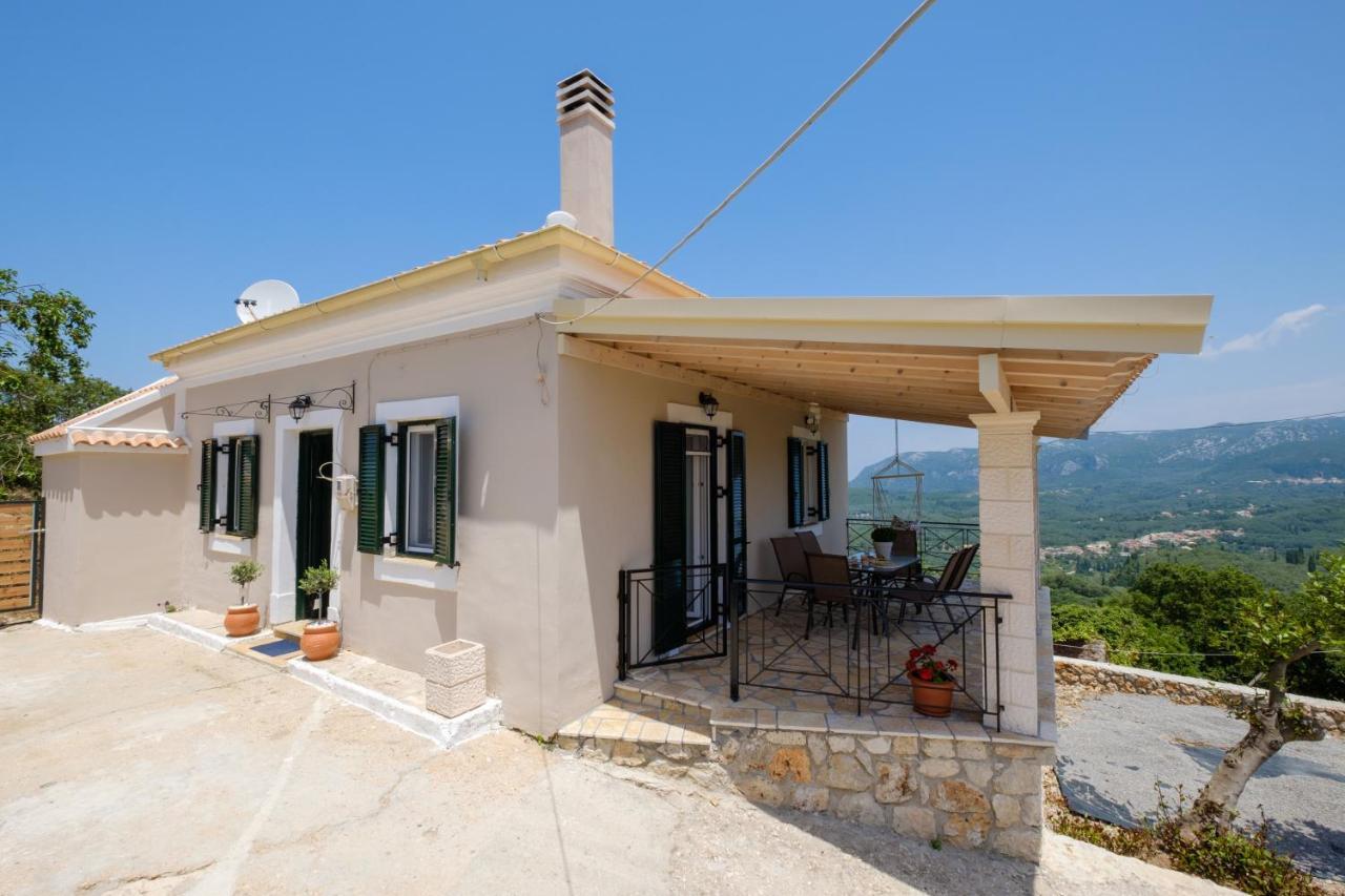 Villa Koukoutsa House With Swimming Pool Corfu Sokraki Sokrákion Exterior foto