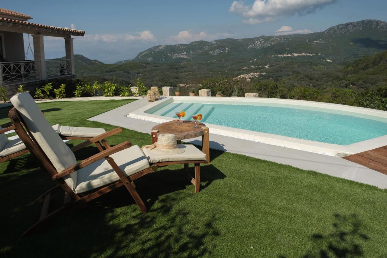 Villa Koukoutsa House With Swimming Pool Corfu Sokraki Sokrákion Exterior foto