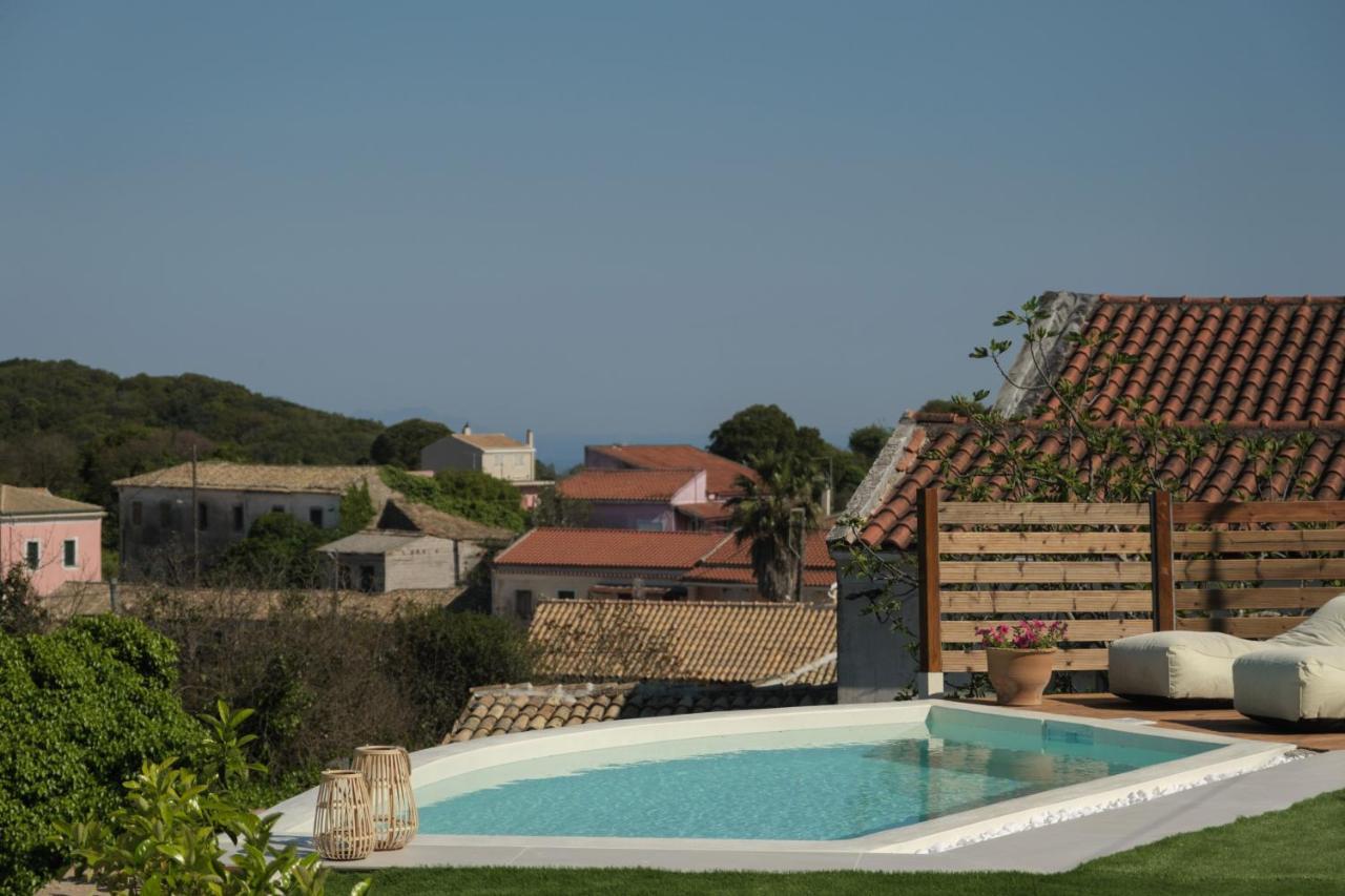 Villa Koukoutsa House With Swimming Pool Corfu Sokraki Sokrákion Exterior foto